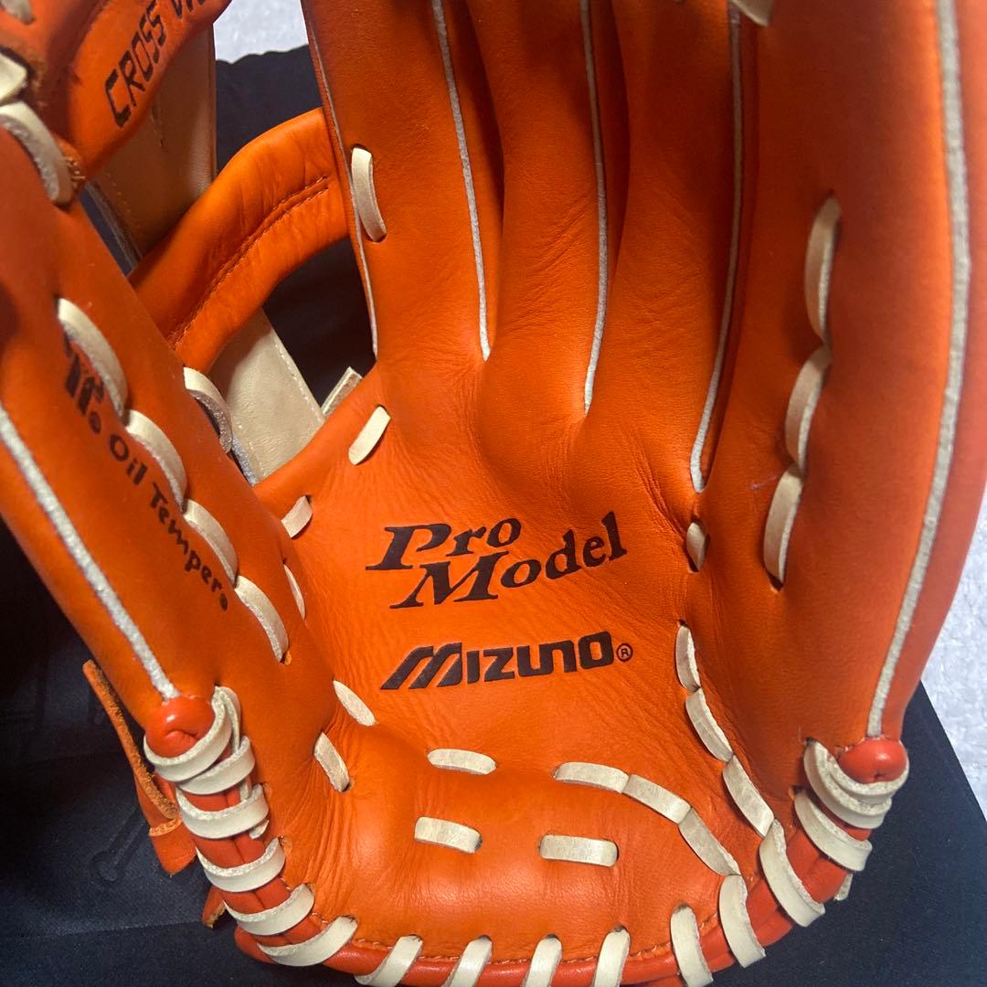 美品　ミズノ　MIZUNO Mマーク　グローブ　プロモデル　ビューリーグ