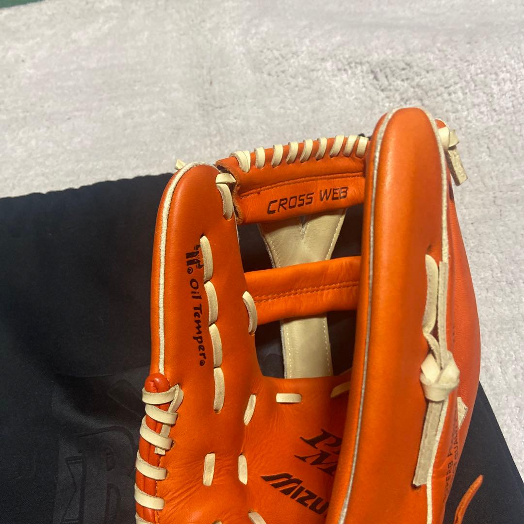 美品　ミズノ　MIZUNO Mマーク　グローブ　プロモデル　ビューリーグ