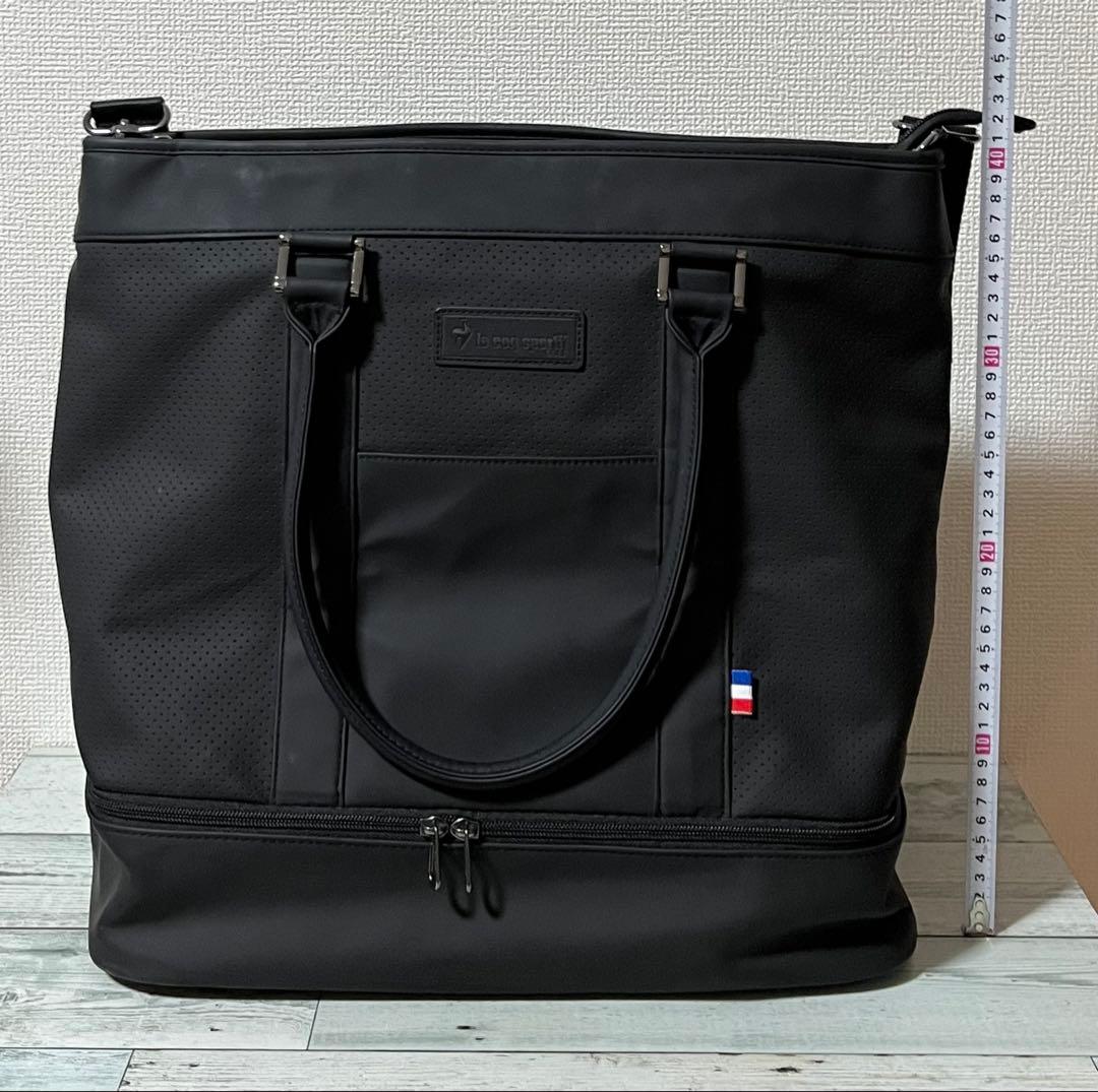 ルコックゴルフ　メンズ用トート型ゴルフボストンバッグ（シューズ収入可能タイプ）