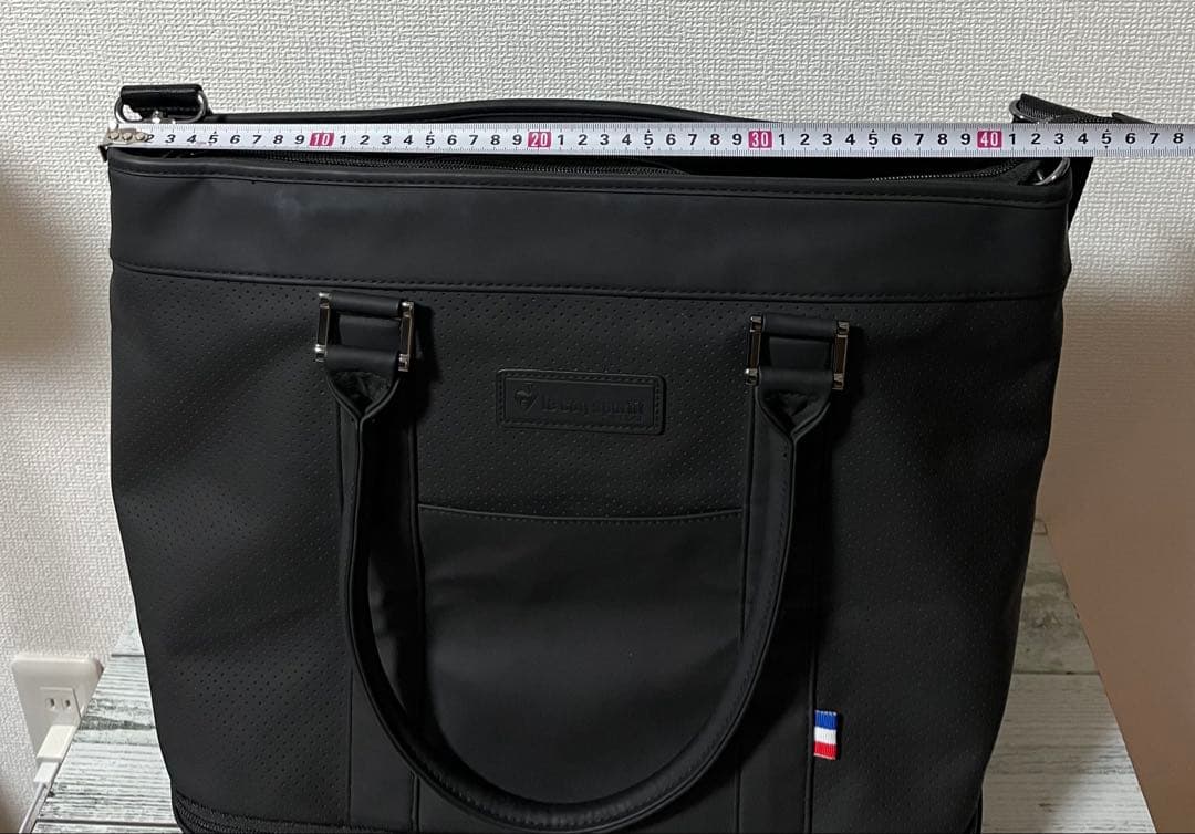 ルコックゴルフ　メンズ用トート型ゴルフボストンバッグ（シューズ収入可能タイプ）