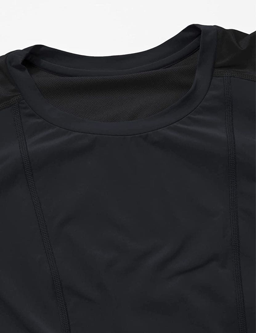 ellesse エレッセ テニスウェア ショートスリーブツアーシャツ黒 メンズL
