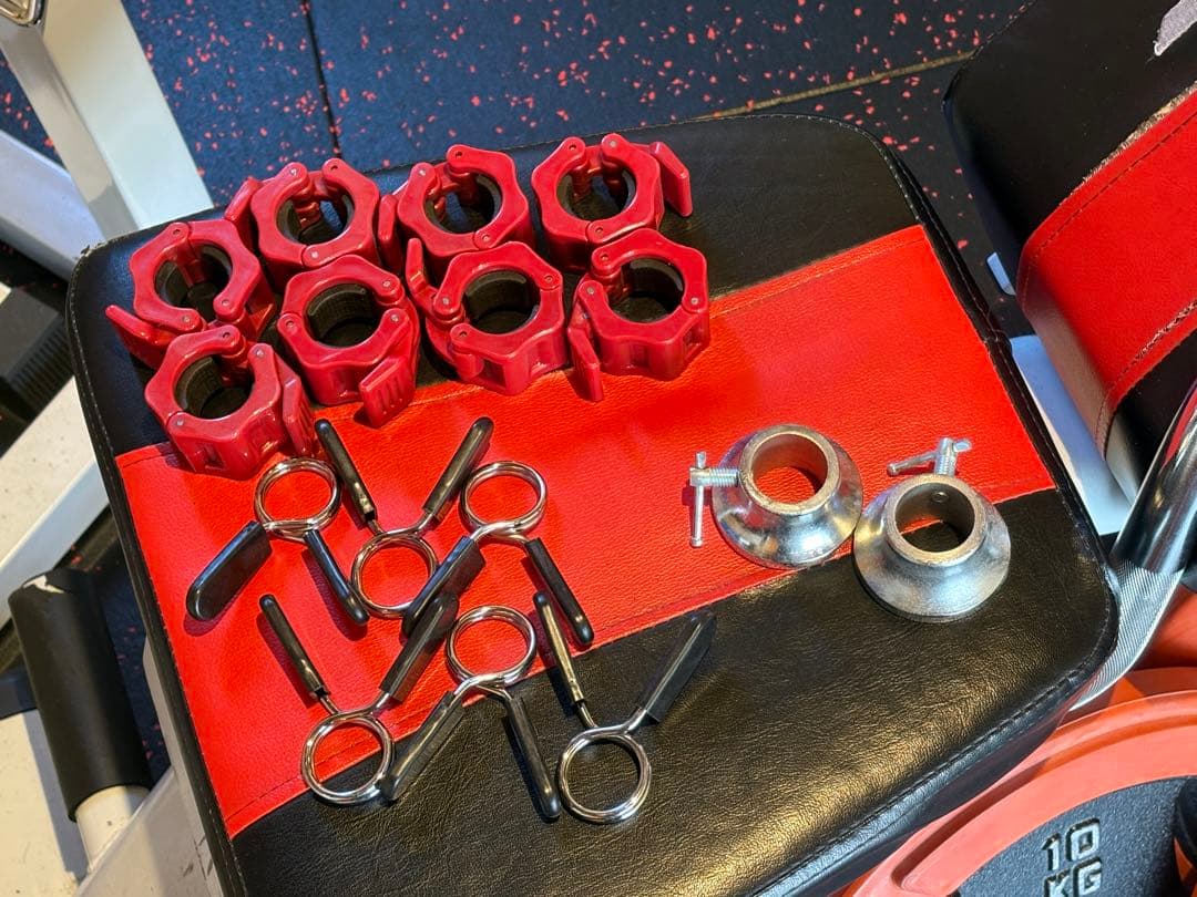 【岡山直接引取限定】総重量215kg！アイロテック一式（ダンベル/プレート）