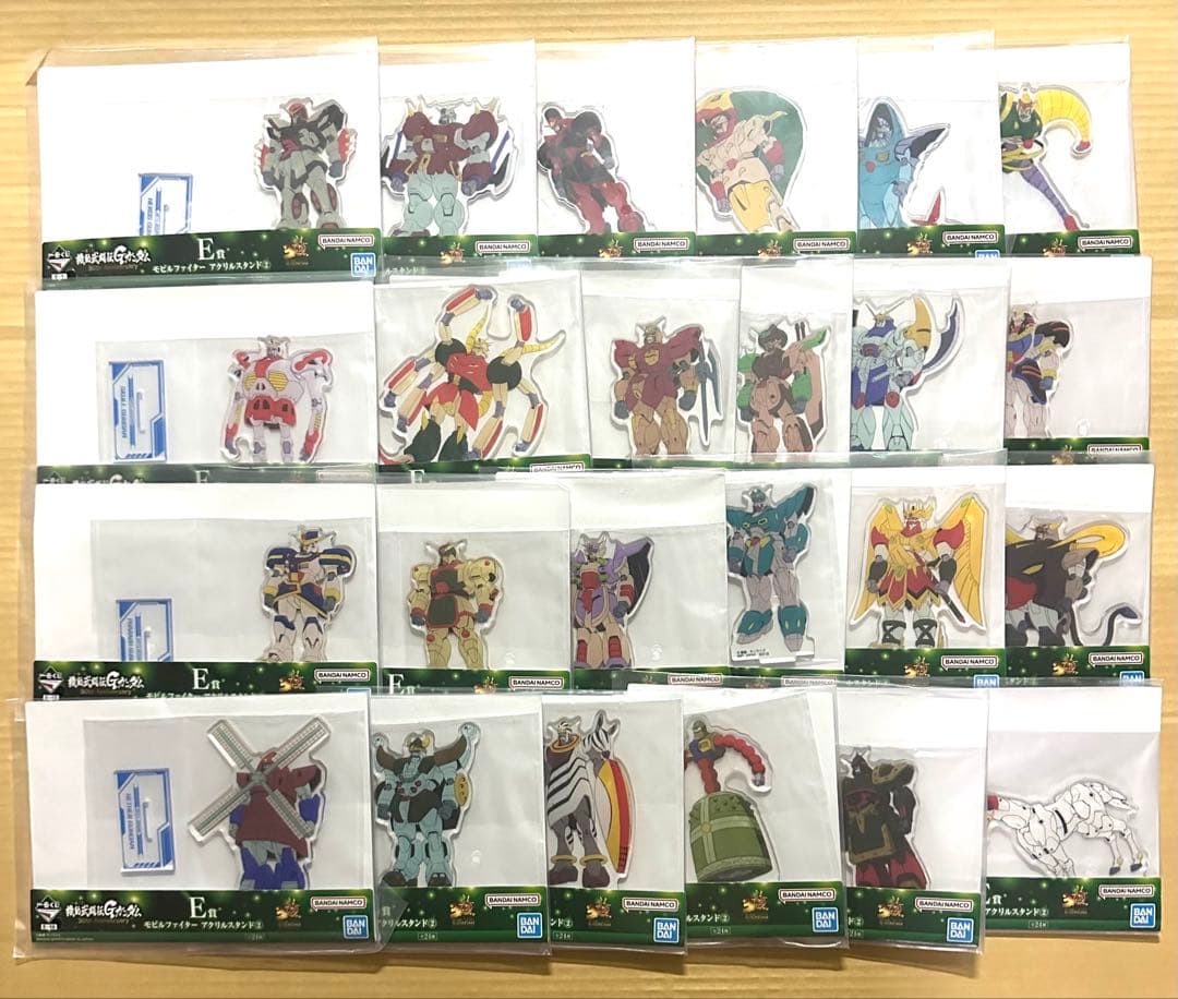 一番くじ Gガンダム【24点】E賞 アクリルスタンド 全24種コンプ