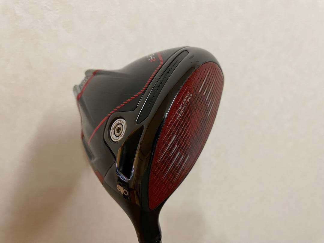 KAZU テーラーメイド ステルス2ドライバーヘッドのみ 9.0度 黒赤