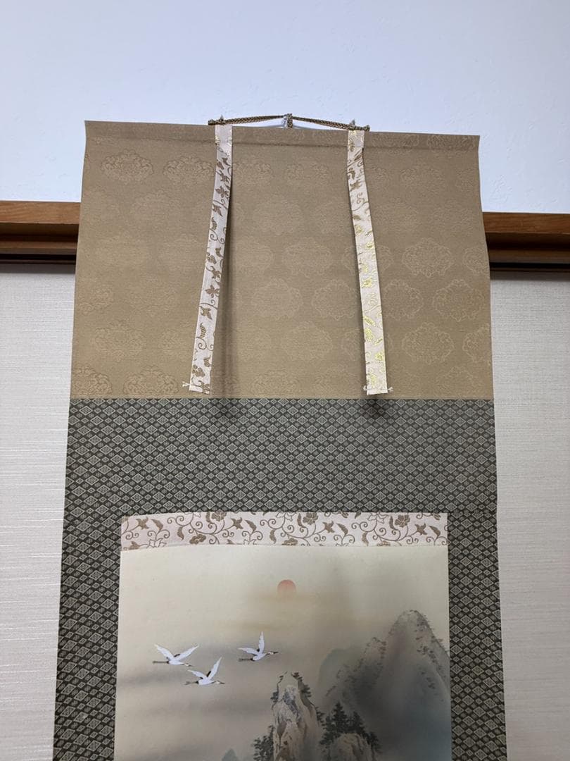 掛軸 真作 坪内正庵作 十二神将守護軸 共木箱付【目立った傷や汚れなし】