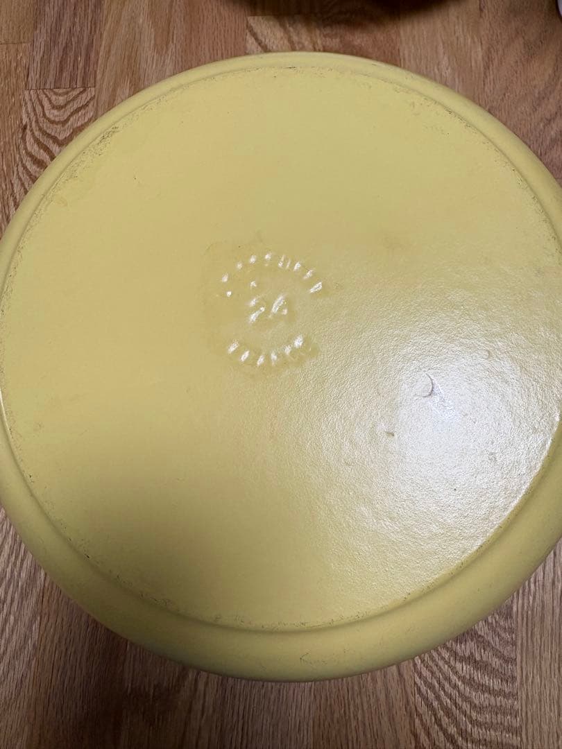 LE CREUSET イエロー 両手鍋24センチ