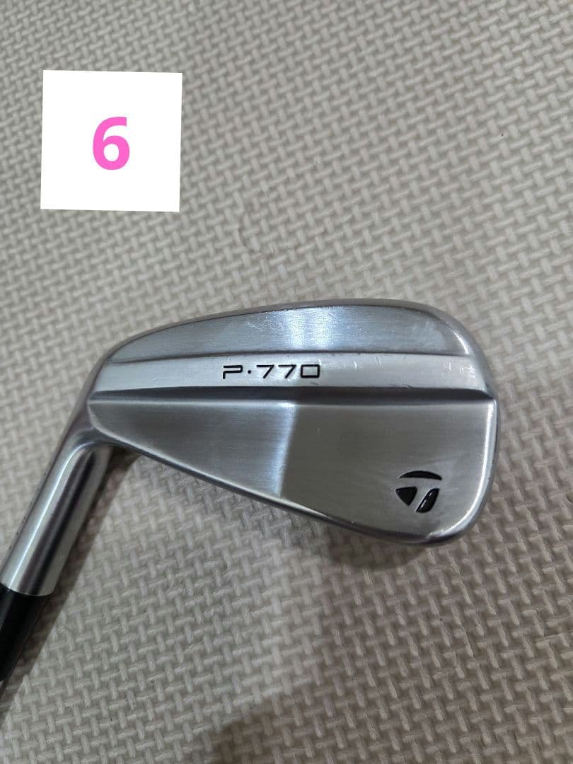 【匿名配送　即日発送】レフティTaylorMade P770 アイアン6本セット