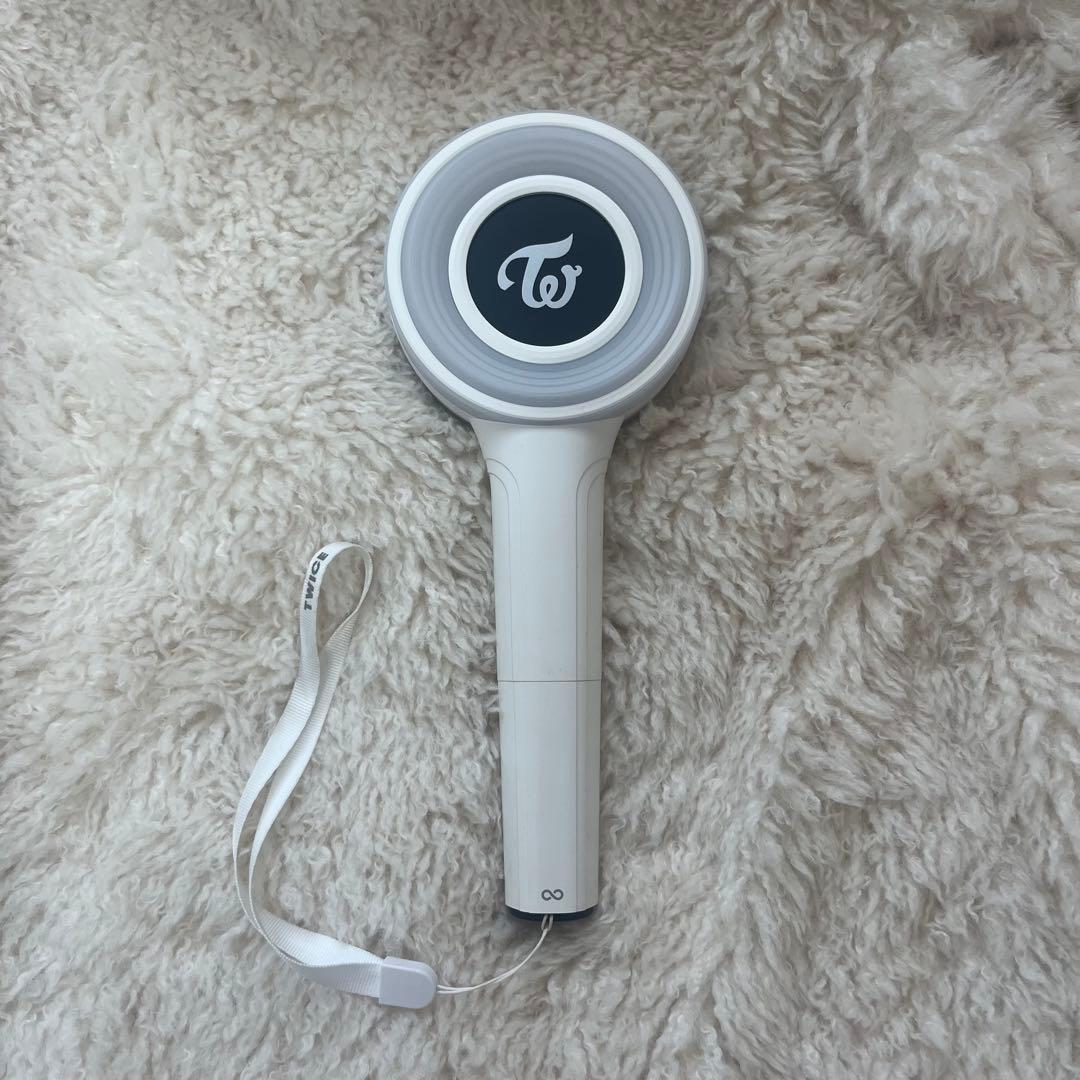 TWICE ペンライト ホワイト ストラップ付き