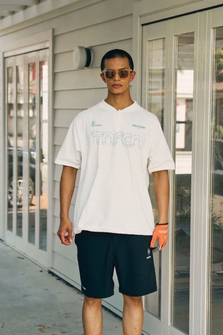メンズウェア TNRCN EVERCORE HENLEY TECH TEE WHITE