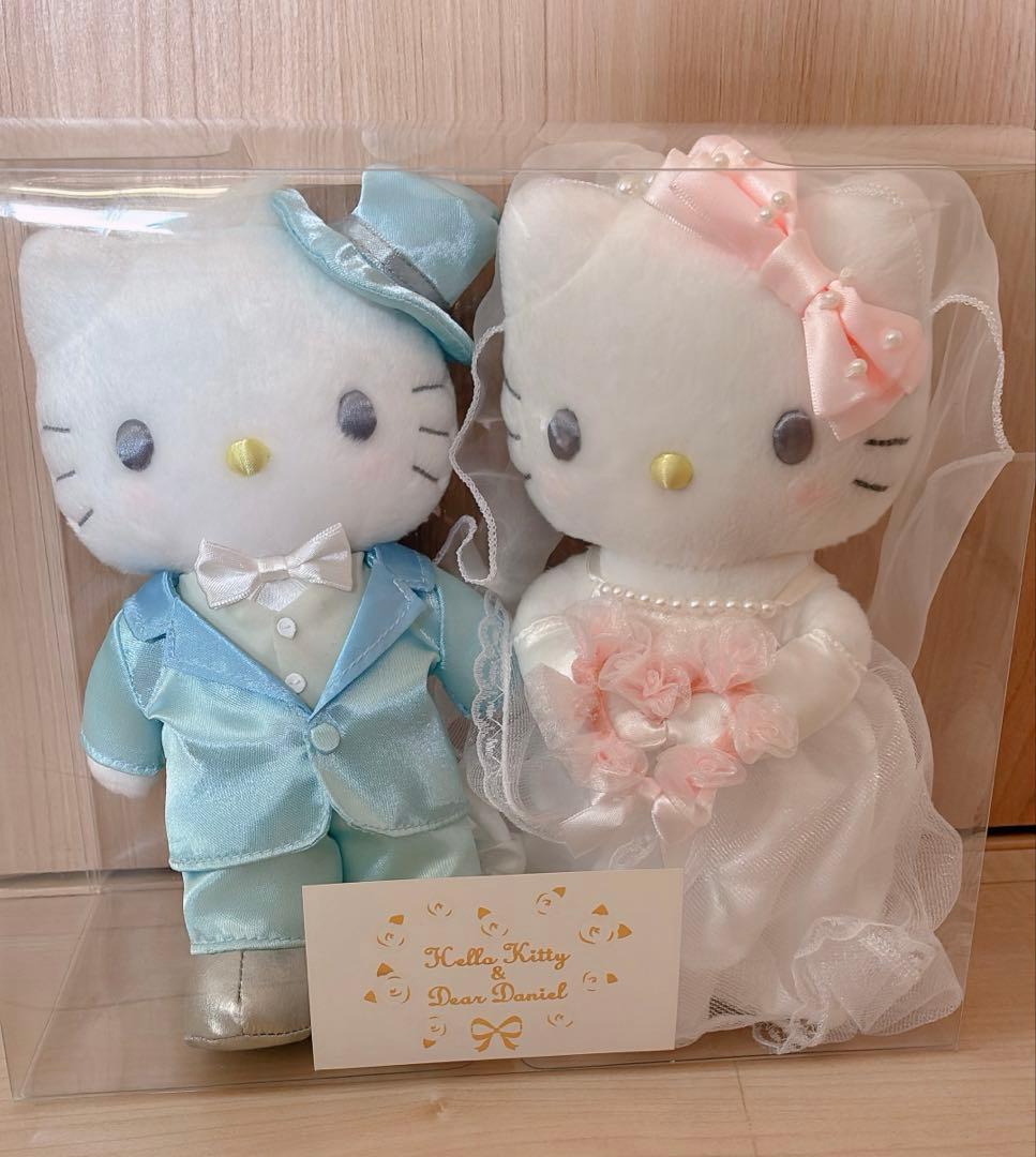 ハローキティ ダニエル ウェディング ぬいぐるみ ペアセット 結婚式