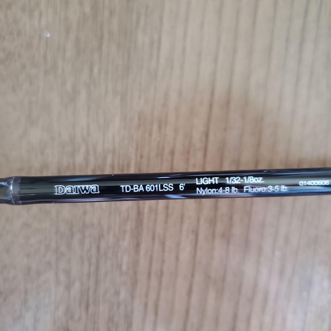 Daiwa TD-BA 601LSS バスロッド 6フィート