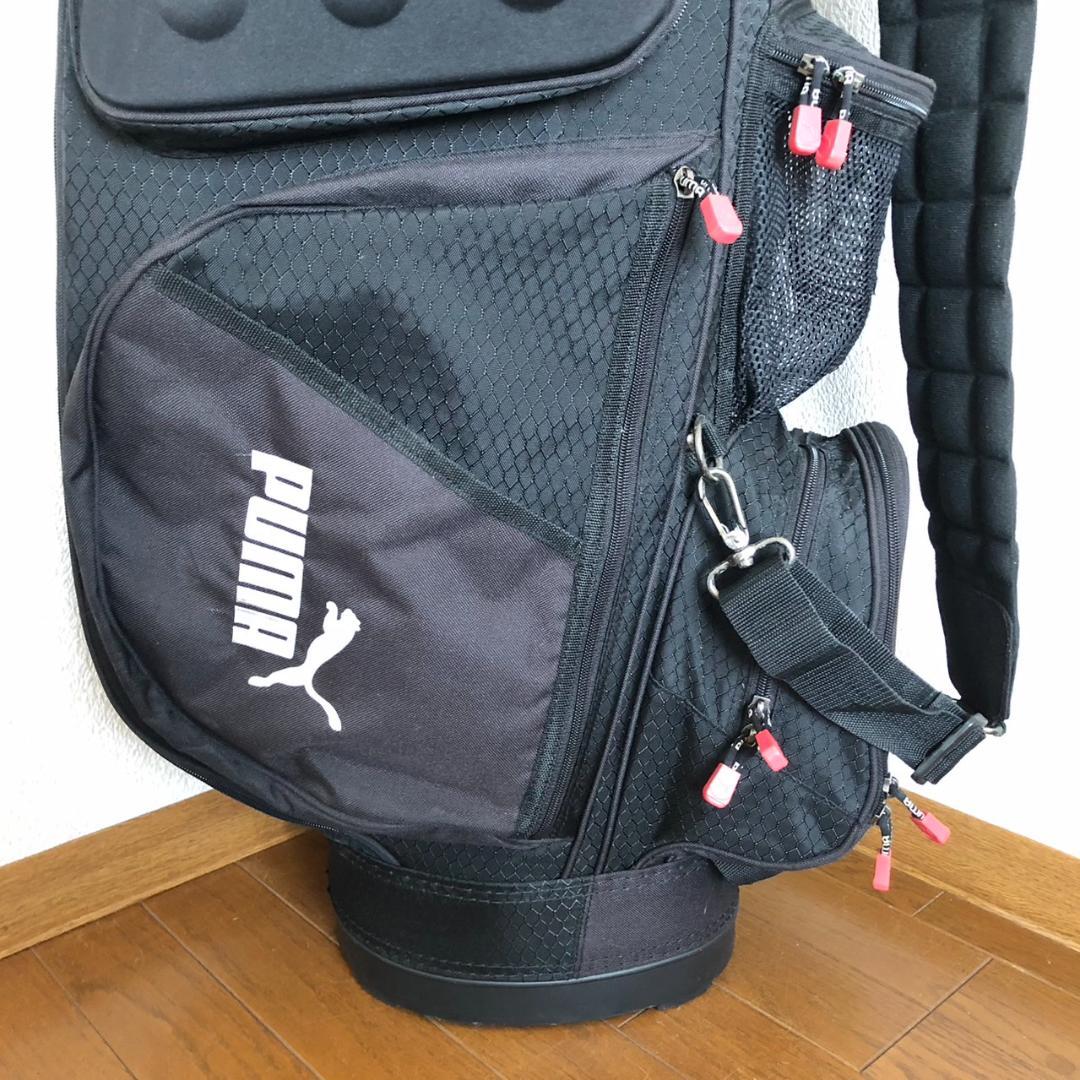 PUMA プーマ ゴルフ キャディバッグ カート型 5分割 ブラック