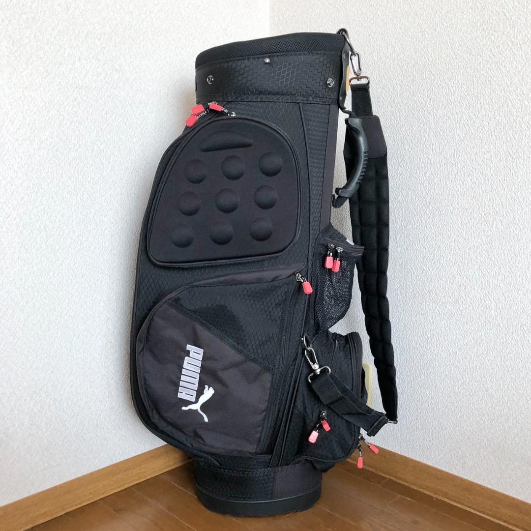 PUMA プーマ ゴルフ キャディバッグ カート型 5分割 ブラック