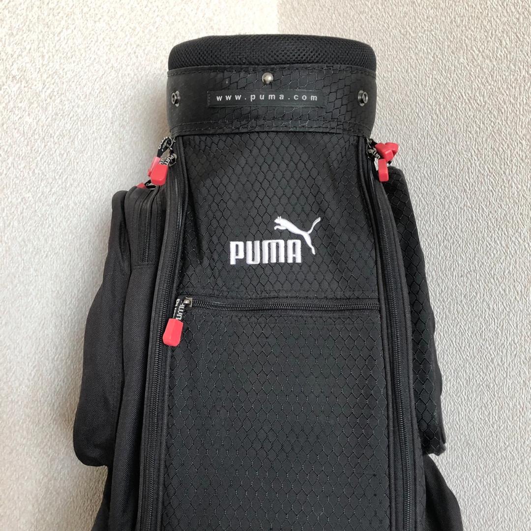 PUMA プーマ ゴルフ キャディバッグ カート型 5分割 ブラック