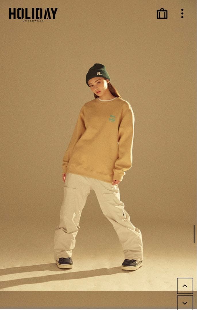韓国　HOLIDAY OUTERWEAR スノボ　パンツ