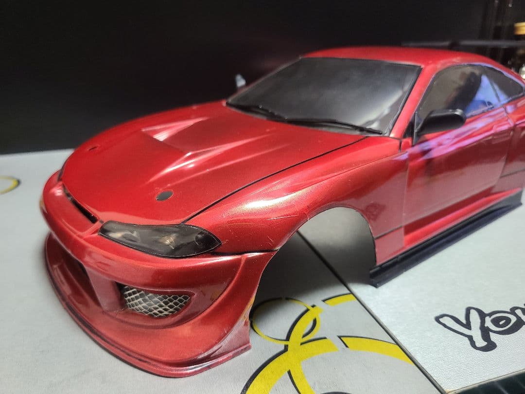 Yokomo S15　シルビア ラジコンボディ レッド