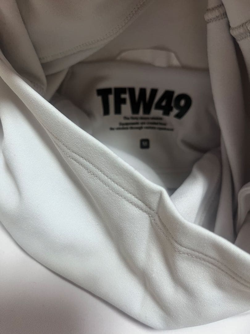 TFW49 LS BRUSHED HOODIE M ライトグレー