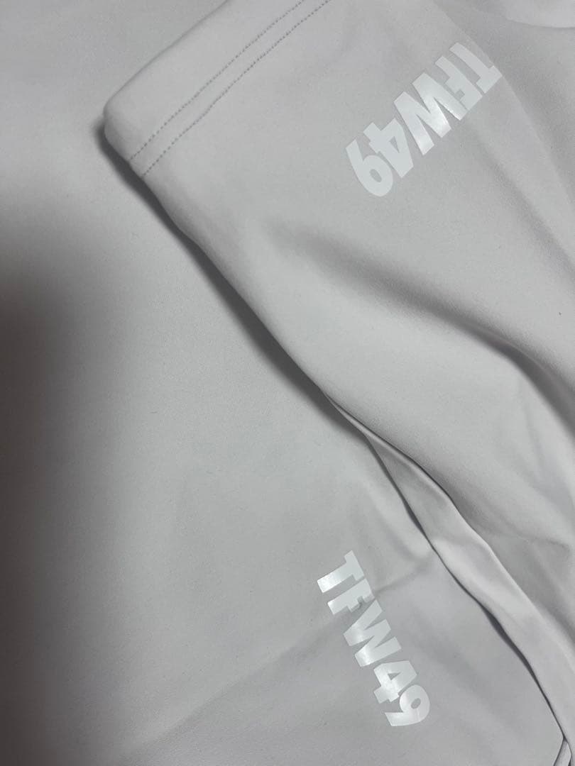 TFW49 LS BRUSHED HOODIE M ライトグレー