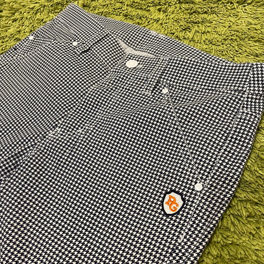 パーリーゲイツ PEARLYGATES ストレッチパンツ 千鳥格子柄 サイズ0