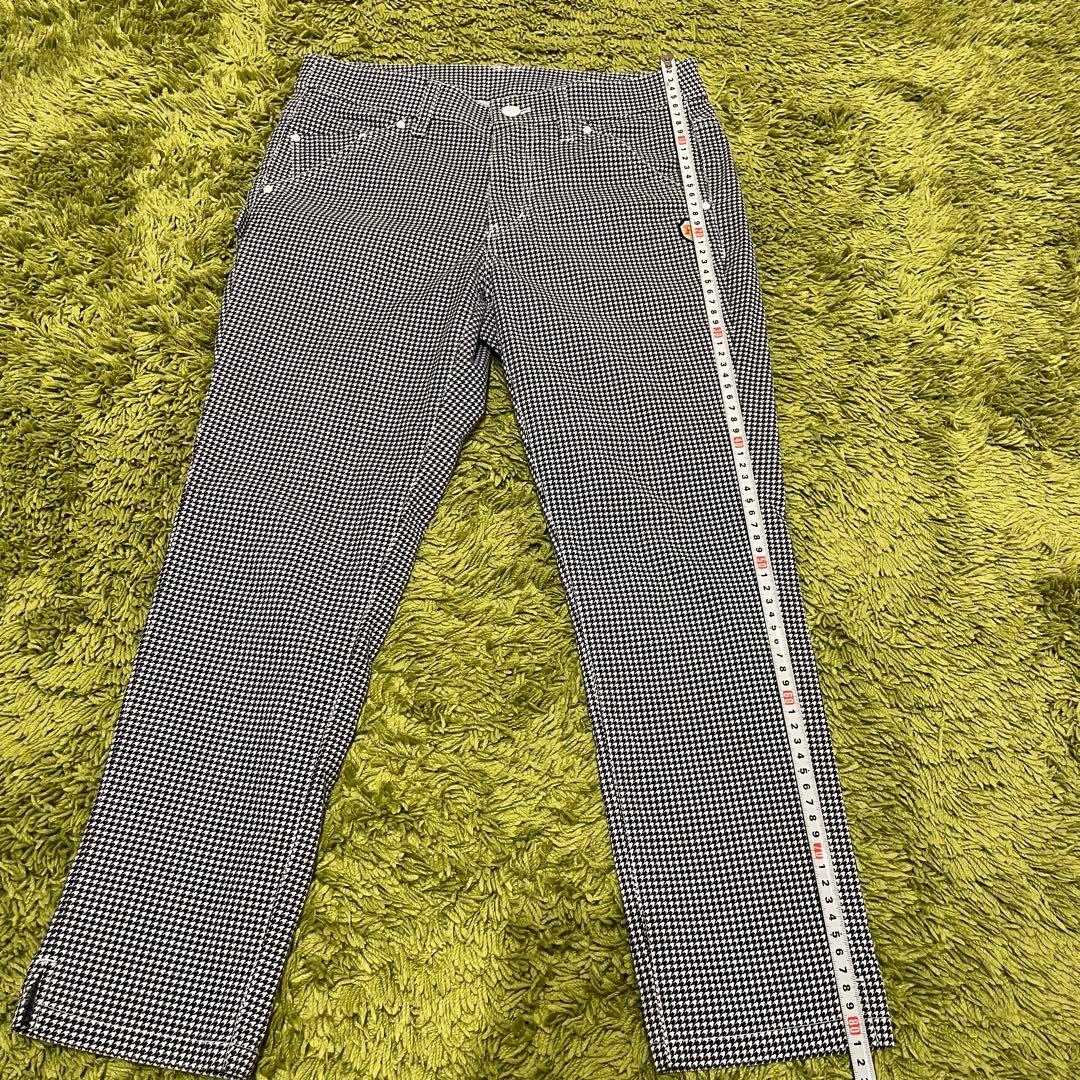 パーリーゲイツ PEARLYGATES ストレッチパンツ 千鳥格子柄 サイズ0
