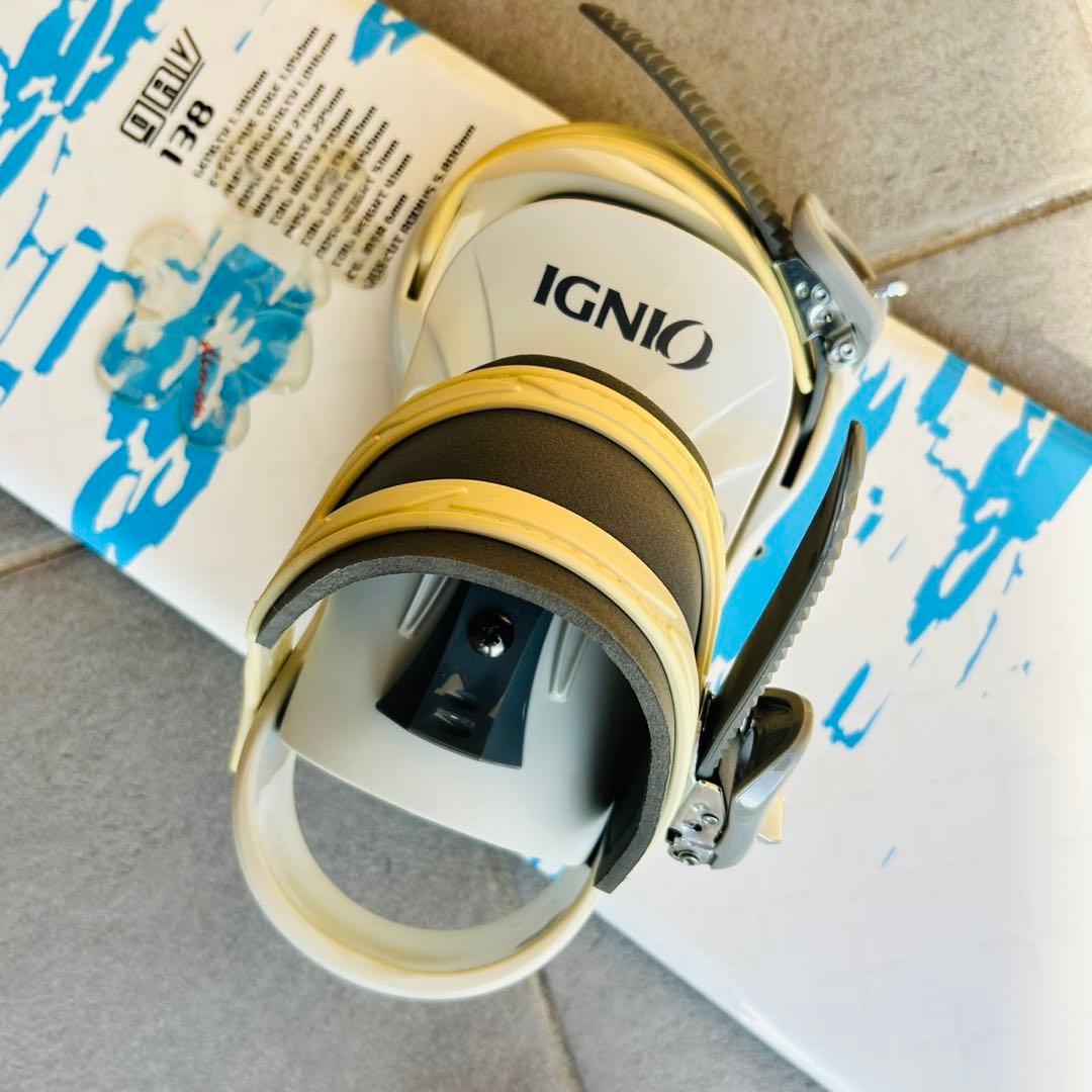 【美品】スノーボード　ビンディング　 IGNIO 　イグニオ138