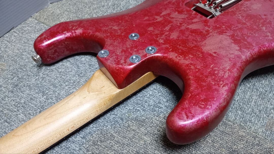 ストラトタイプ ラッカー splash burgandy PG2枚 3.25kg
