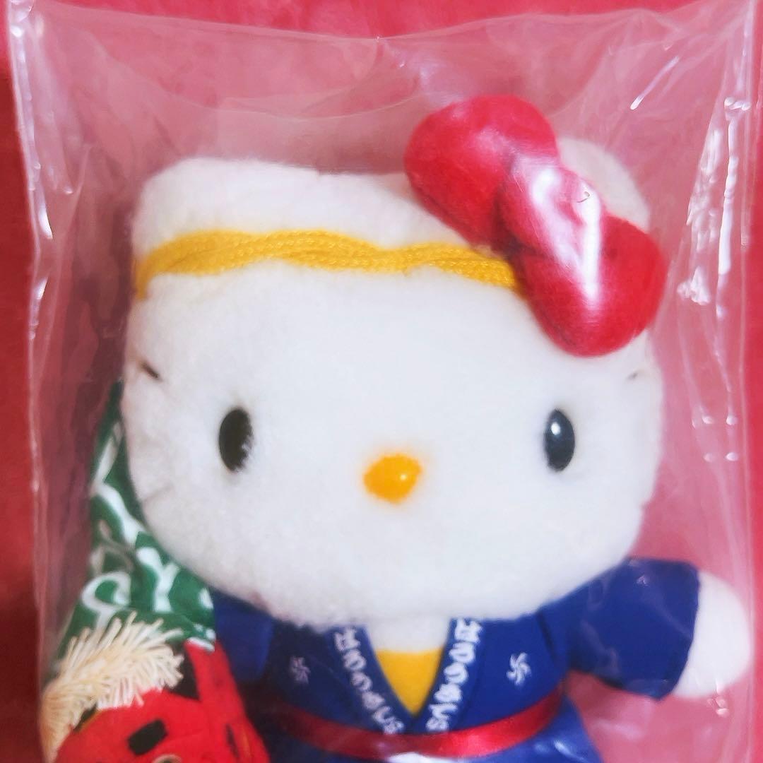 希少レア　ハローキティ　ぬいぐるみ　獅子舞　2001年製 サンリオ　平成レトロ