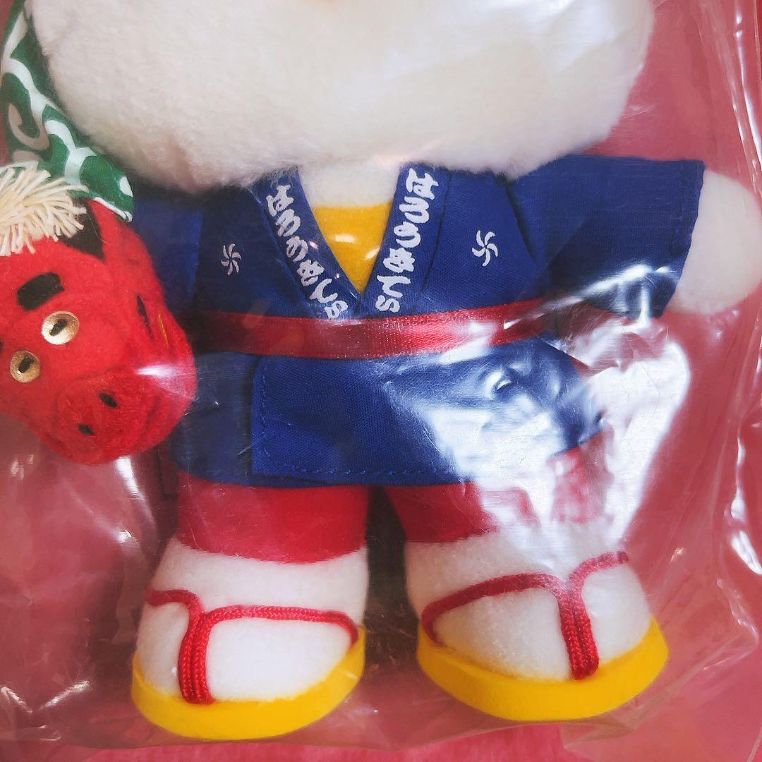 希少レア　ハローキティ　ぬいぐるみ　獅子舞　2001年製 サンリオ　平成レトロ