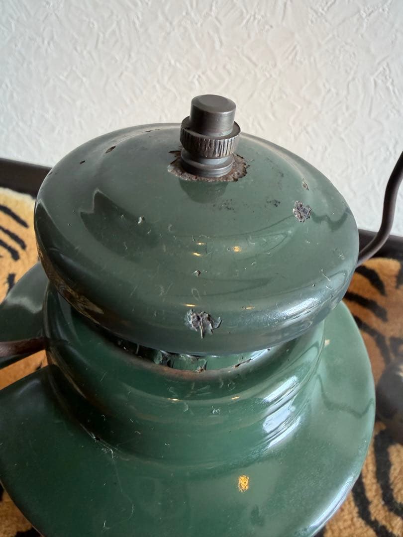 コールマン　242B 1950/12製造　点火確認　パイレックスグローブ入り