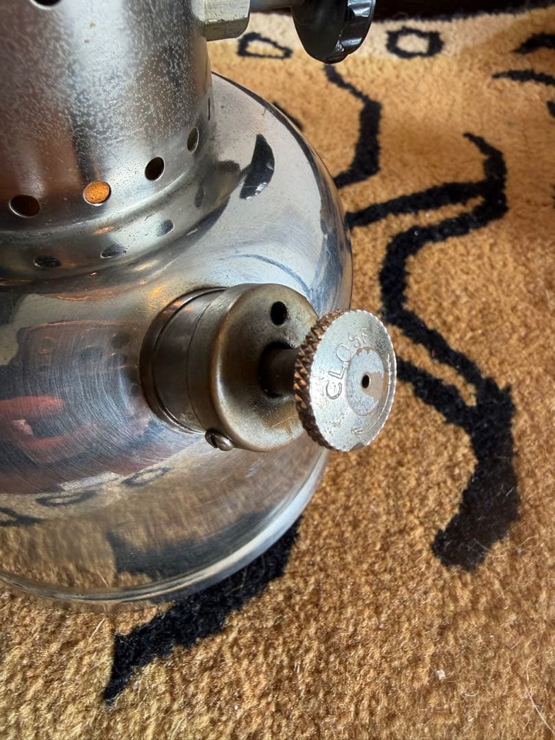 コールマン　242B 1950/12製造　点火確認　パイレックスグローブ入り