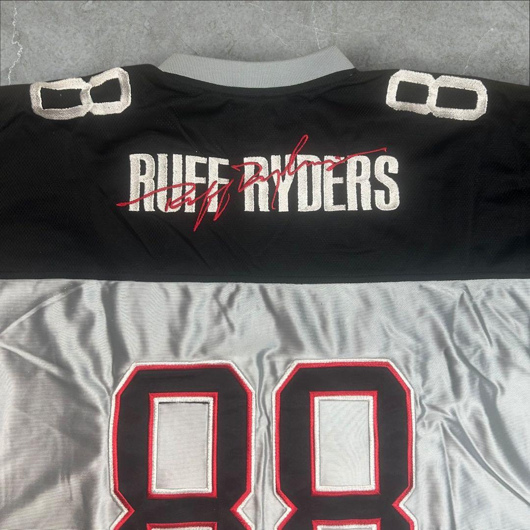 90s XXL RUFF RYDERS フットボールシャツ ラフライダーズDMX
