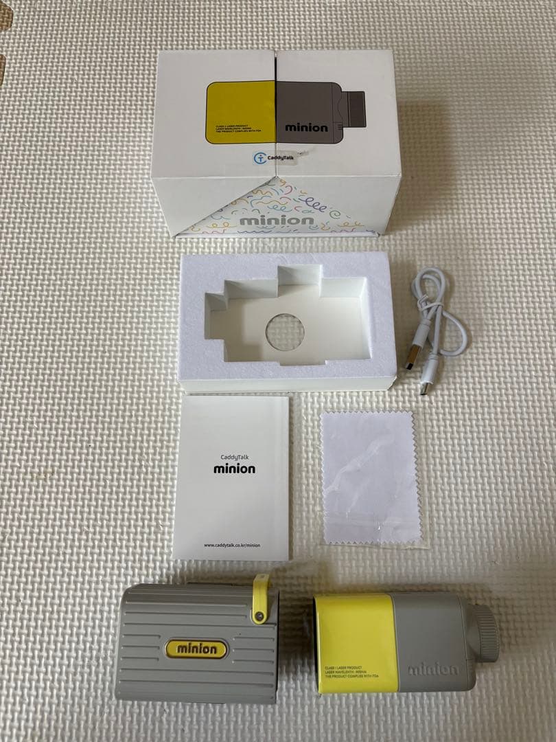 【値下げ】美品CaddyTalk minion ゴルフゾン品 レーザー距離計
