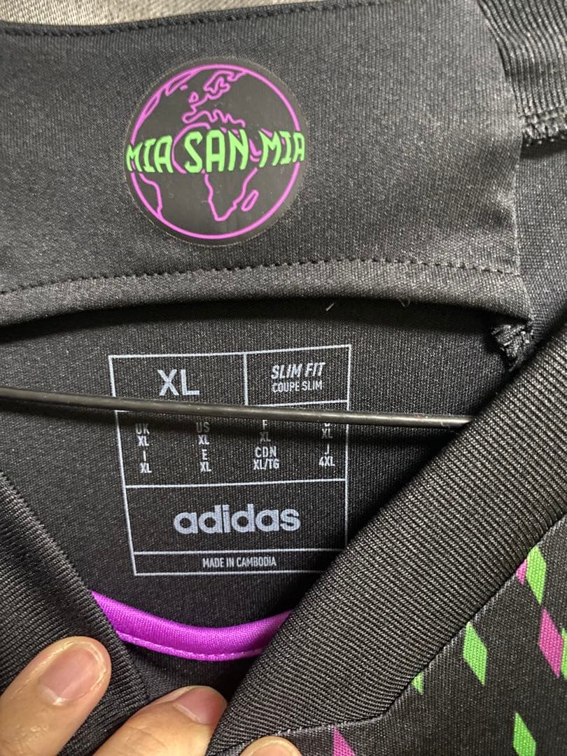 FC Bayern München アディダス　XL/ブラック