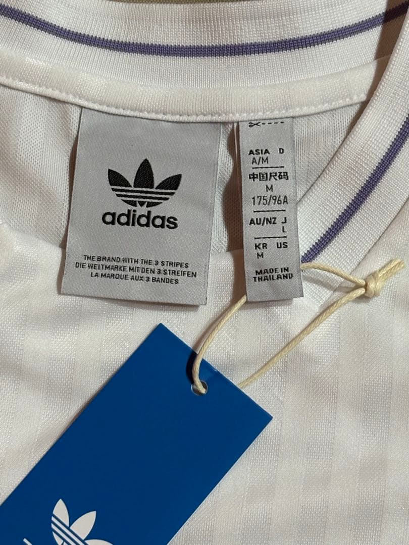 adidas レアル・マドリード ホワイトシャツ L