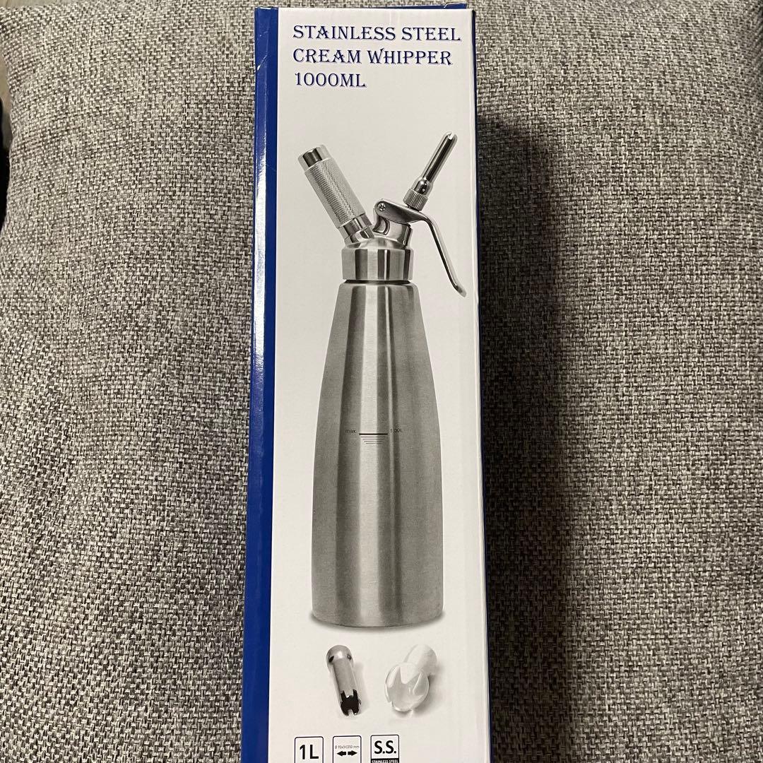 ❣️業務用 エスプーマ 泡立て器 1000ml ステンレス製 ホイップクリーム