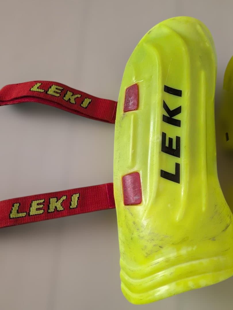 LEKI レガース シンガード ジュニア ステッカー 袋付き
