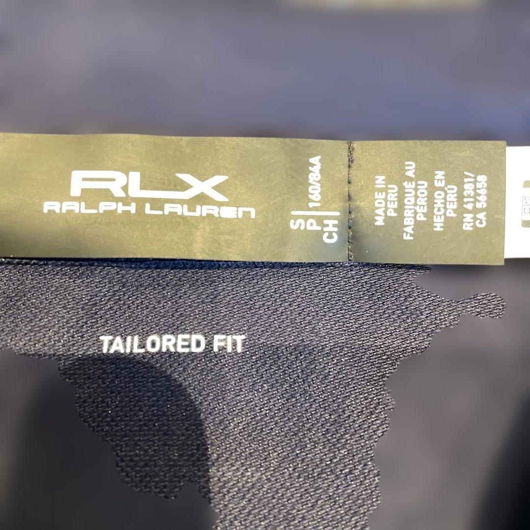 美品RLX Ralph Lauren ネイビー ポロシャツ S