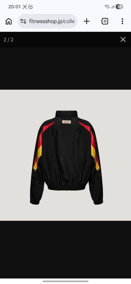 LÝFT × GOLD'S GYM 2Line セットアップ S