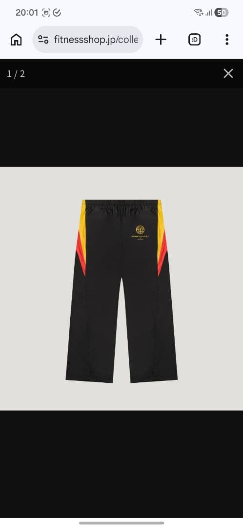 LÝFT × GOLD'S GYM 2Line セットアップ S