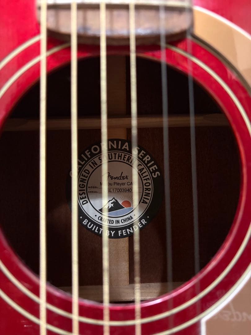 Fender malibu player アコギ エレアコ