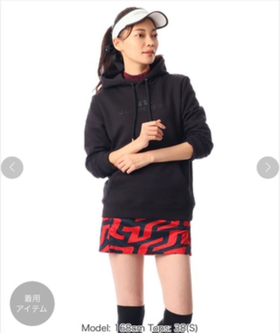 1回着美品☆J.リンドバーグ　パーカー　ネイビー　36