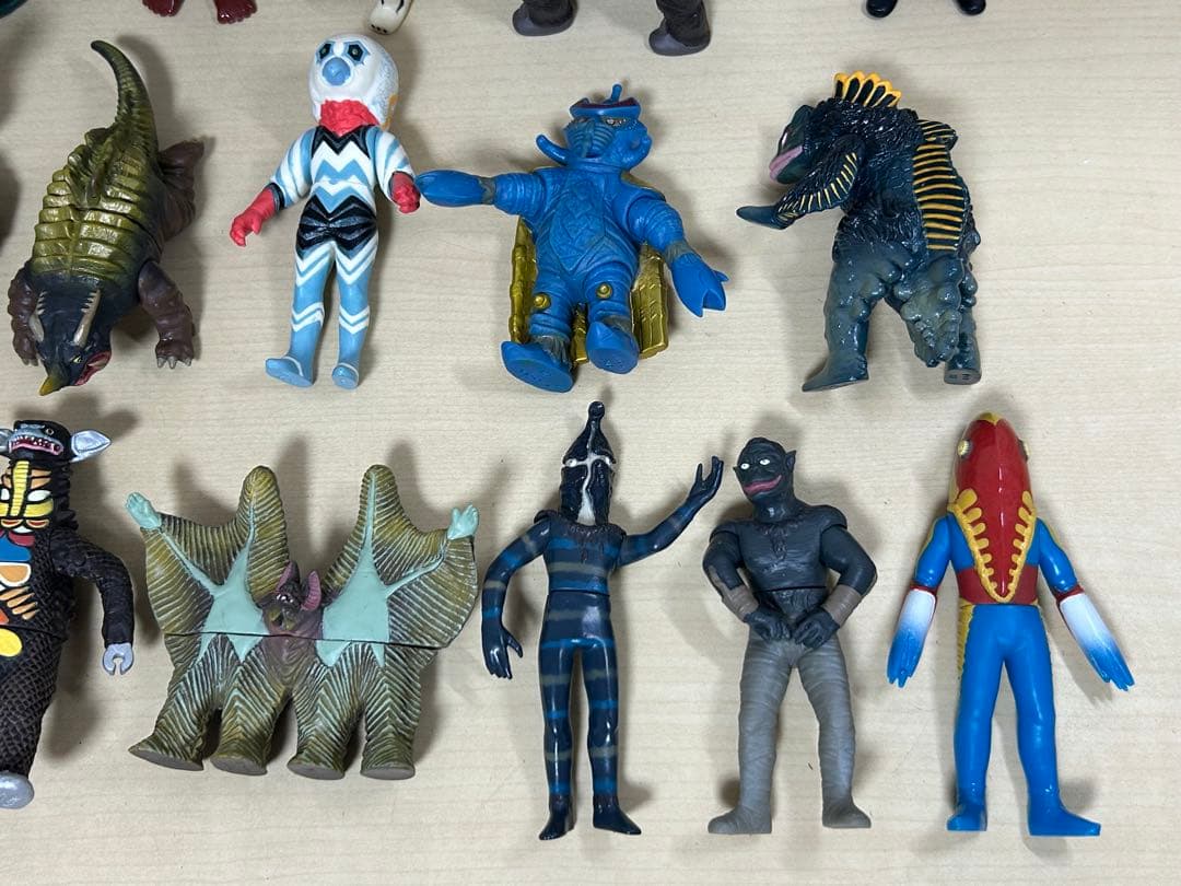 ウルトラマン　怪獣　ソフビ　ミニフィギュア　ソフビ道　22体