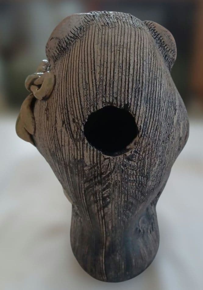 女の子のたぬき。分福茶釜の茂林寺ゆかり 約25cm