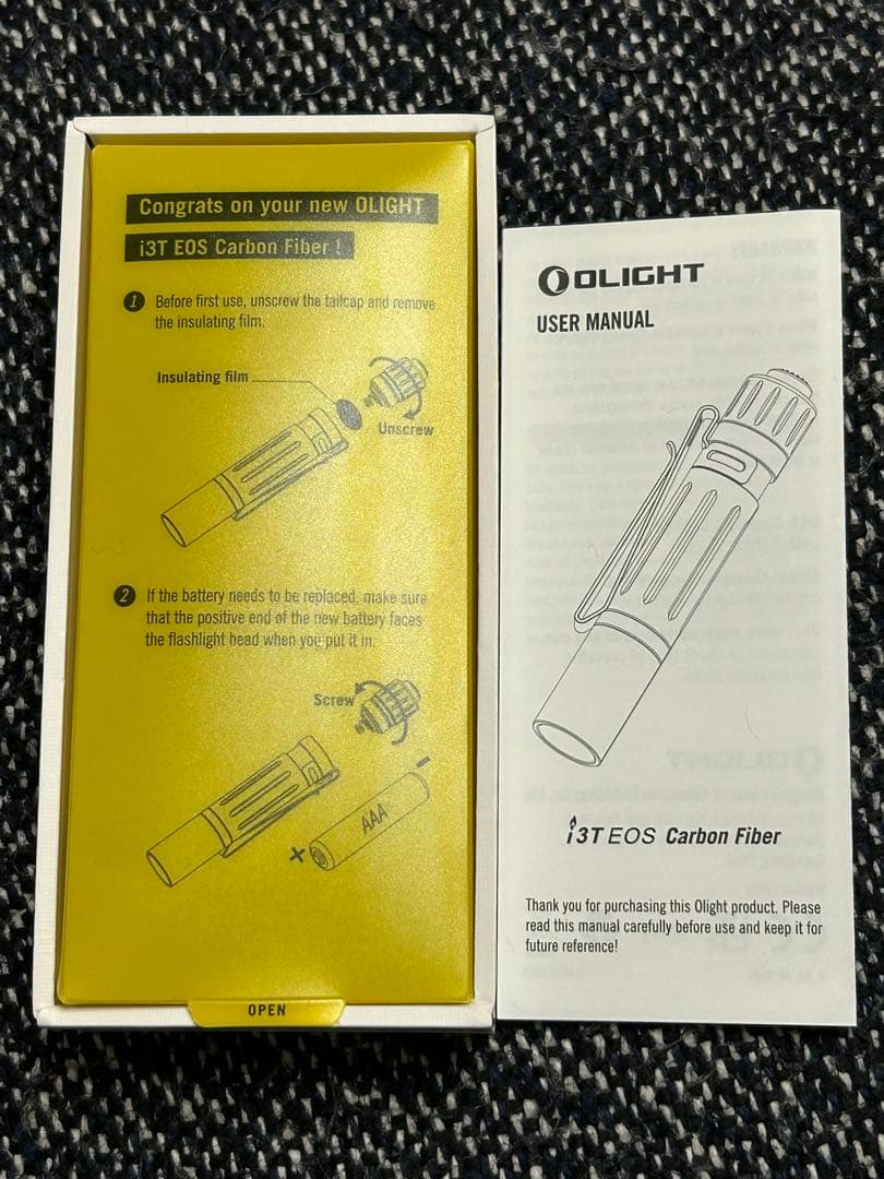 OLIGHT (オーライト) i3T EOS : カーボンファイバー