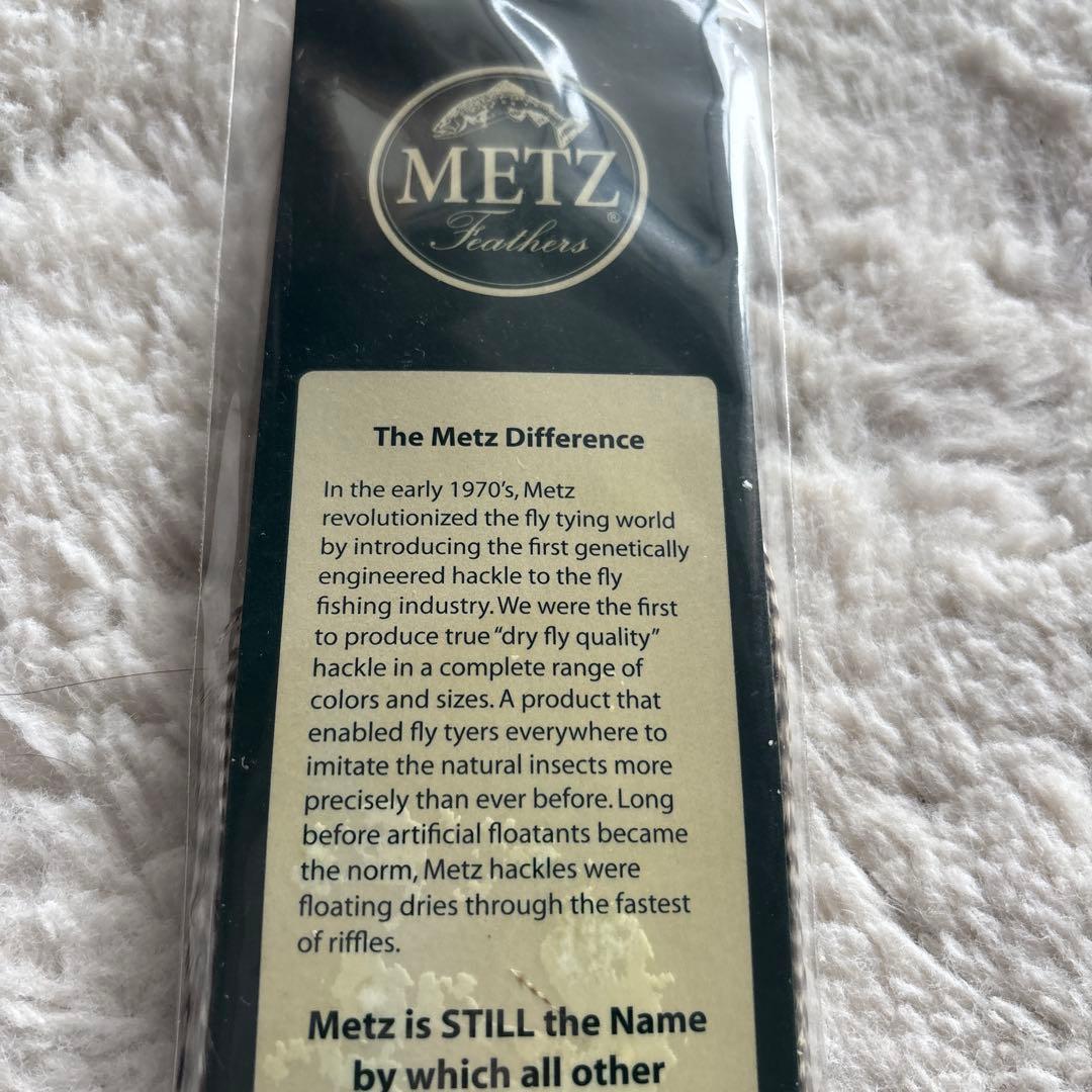 METZ #2 HALF NECK GRIZZLY フライマテリアル