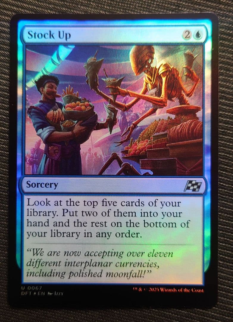 mtg 超高騰中 英語版 フルFOIL 4枚セット 食料補充 dft