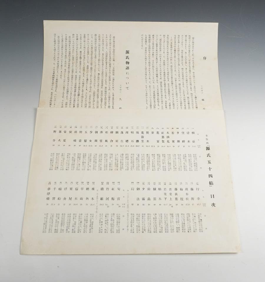 木版画 源氏五十四帖 山田書院 木版画