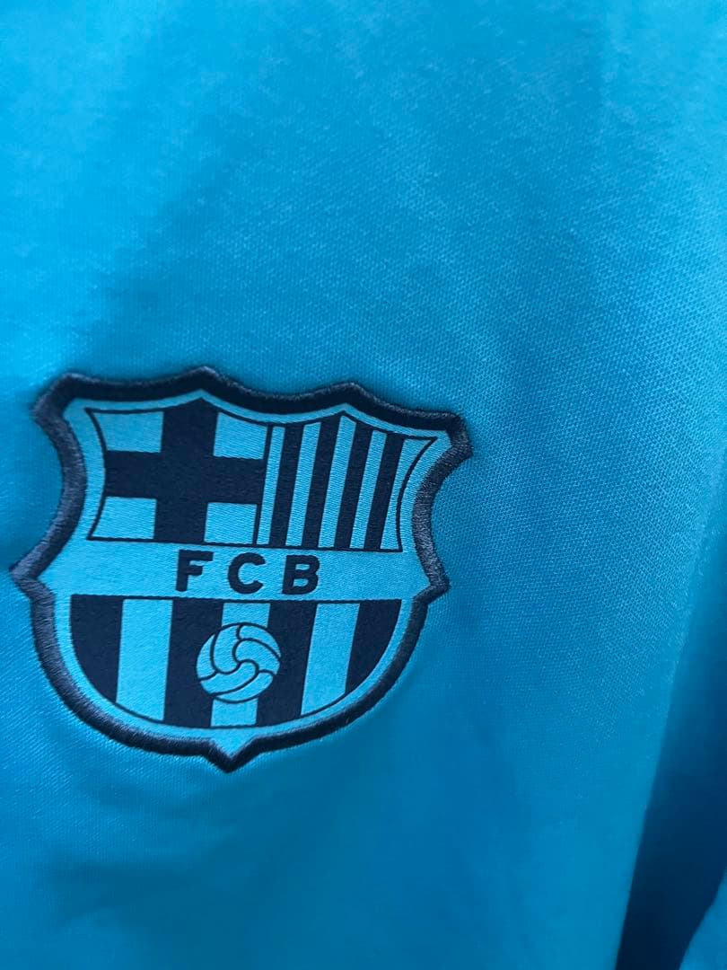 【上下セット】FCBarcelona ジャージ上下 XL 水色 NIKE