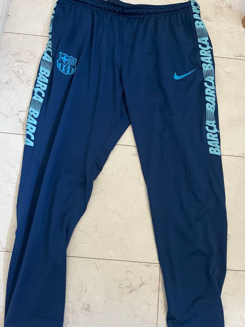 【上下セット】FCBarcelona ジャージ上下 XL 水色 NIKE