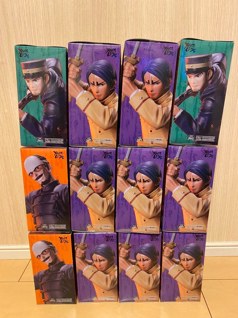 ゴールデンカムイ　フィギュア　鶴見中尉　鯉登少尉　月島軍12個セット